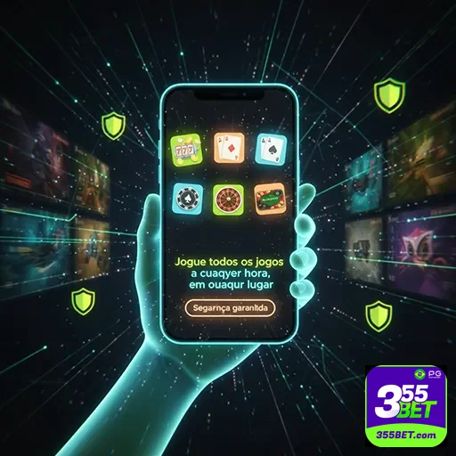 Imagem de jogador usando celular e aproveitando promoções de cassino móvel